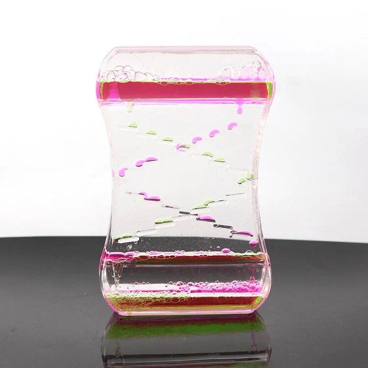 Floating Liquid Hourglass