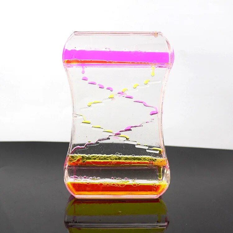 Floating Liquid Hourglass